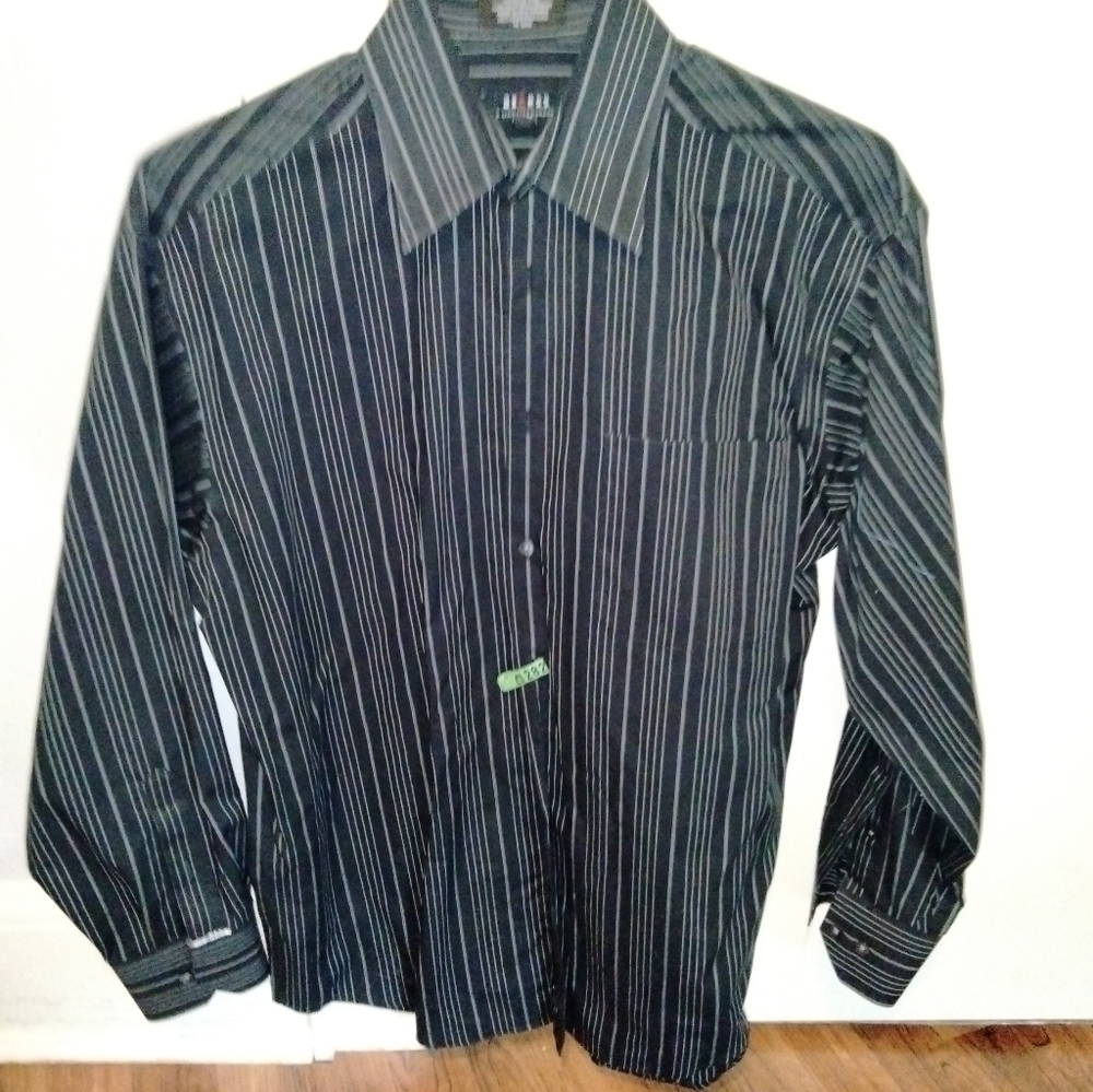 Black and White Dress Shirt